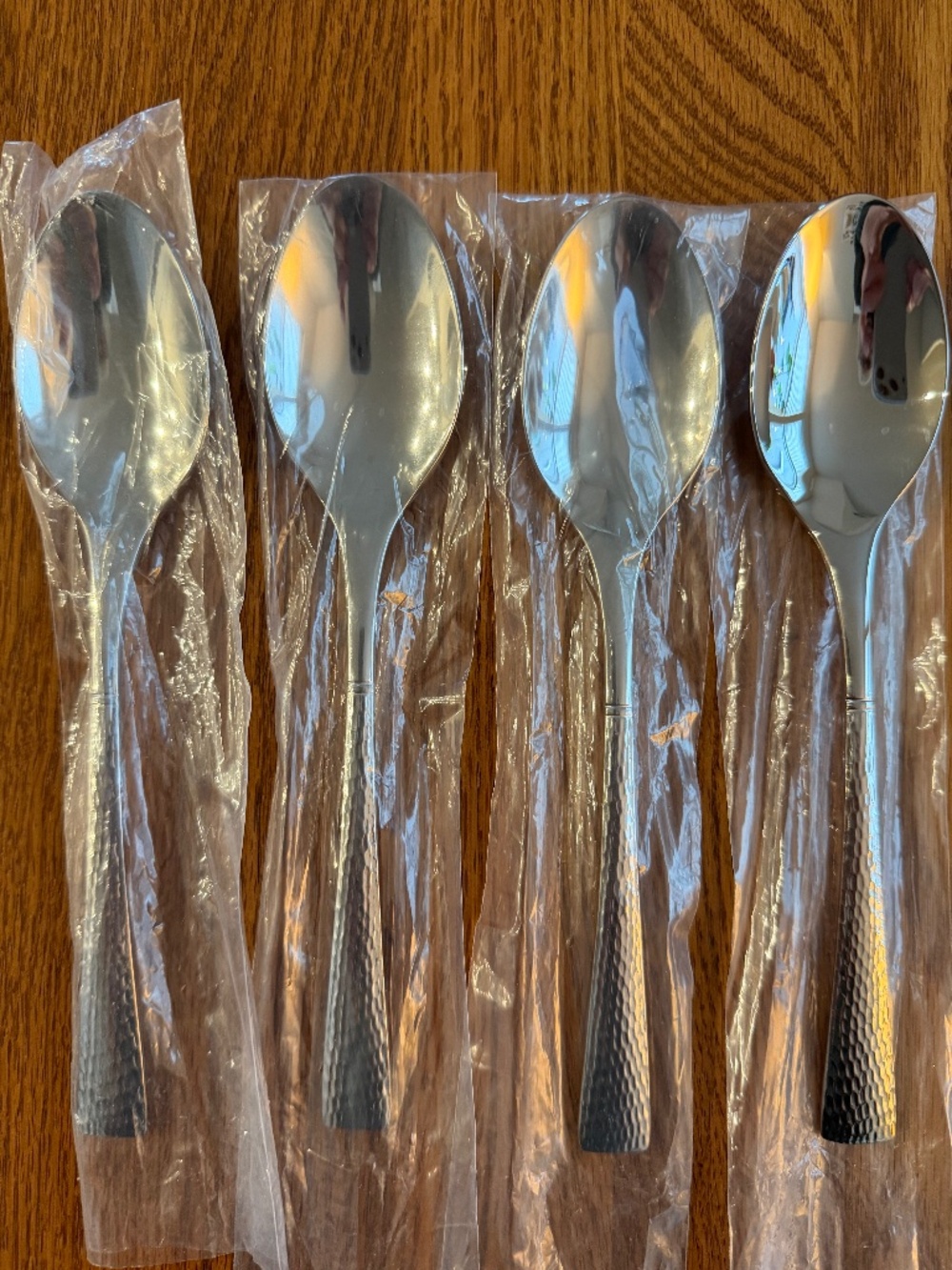 Reed & Barton Hollis-Kimball 4 Soup spoons NEW
